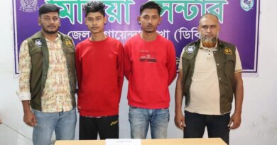 অনালাইন জুয়াড়ি গ্রেফতার