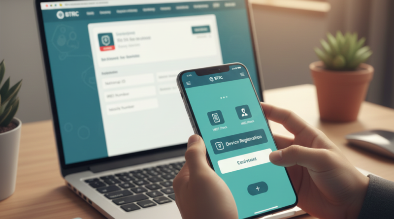 অনলাইনে অবৈধ ফোন রেজিস্ট্রেশন করার ধাপসমূহ